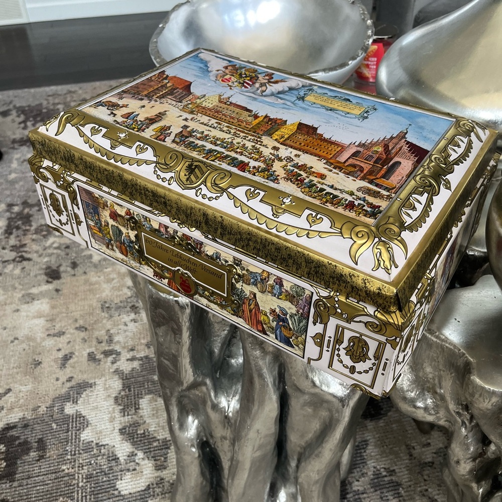Vintage German collectable SCHMIDT cookie box 10 extra large